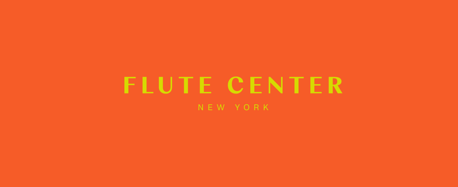 Brand logo on a red background