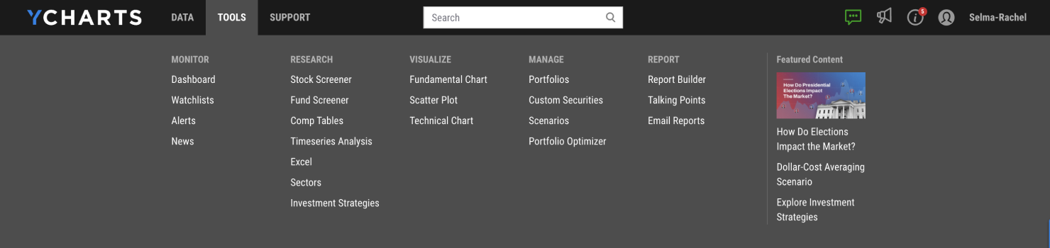 Navigation bar graphic detail