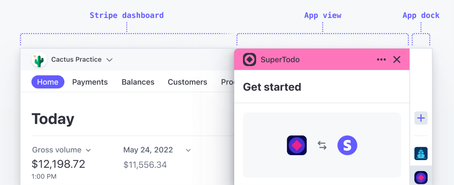 Screenshot of a section of the Stripe Design System
