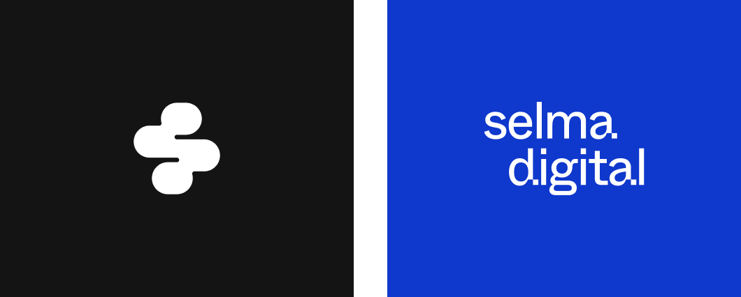 Selma Digital wordmark and monogram